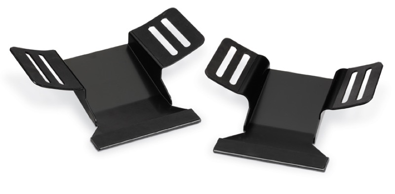 Shown from left to right, BP-22 and BP20 Bass Plate™ bass drum pedal docks.