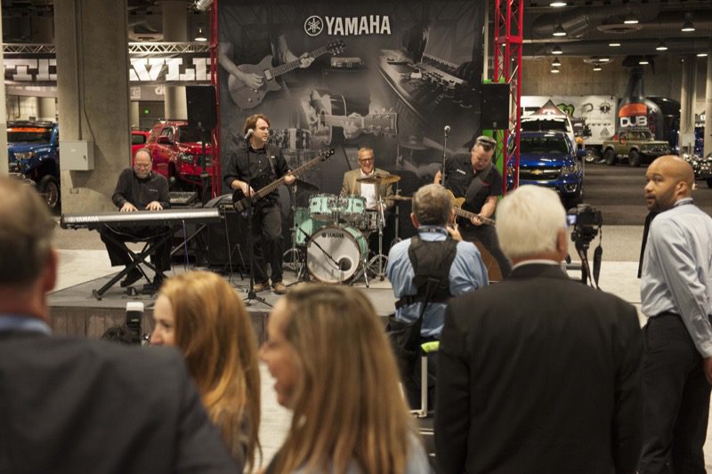David Jewell, Marketing Communications Manager, Yamaha Corporation of America and Bob Starr, national corporate communications manager, Yamaha Motor Corp., USA