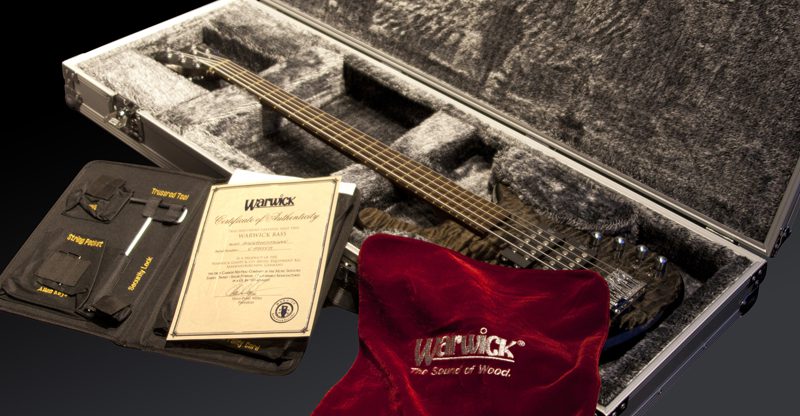 New Framus cases for Warwick instruments.