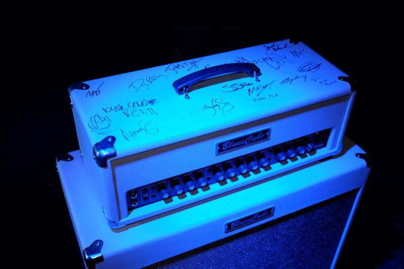 Autographed Roland Blues Cube Amp Ready for Bidding!
