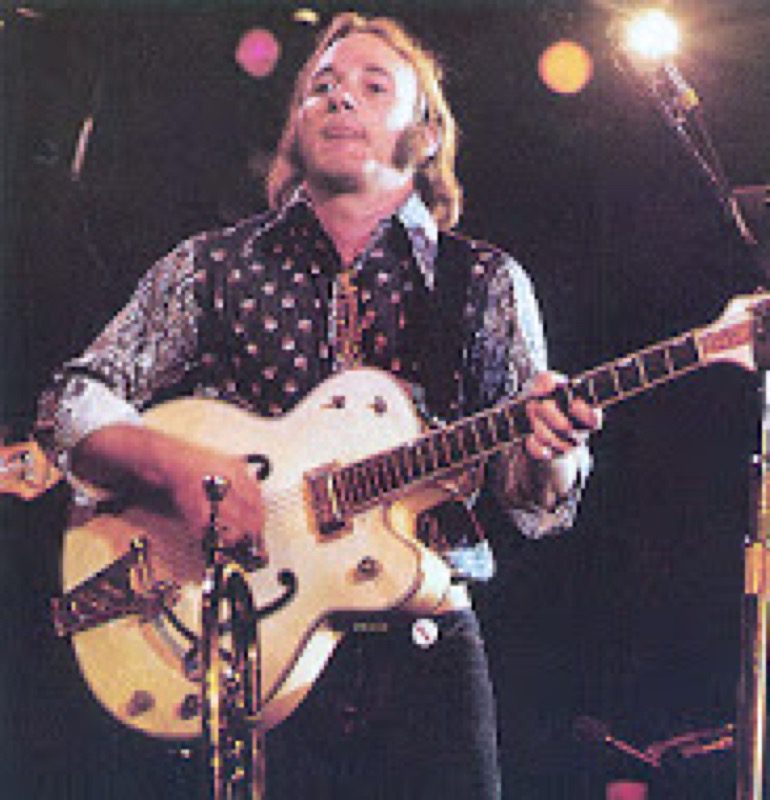 Stephen Stills and his Signature White Falcon guitar from Gretsch