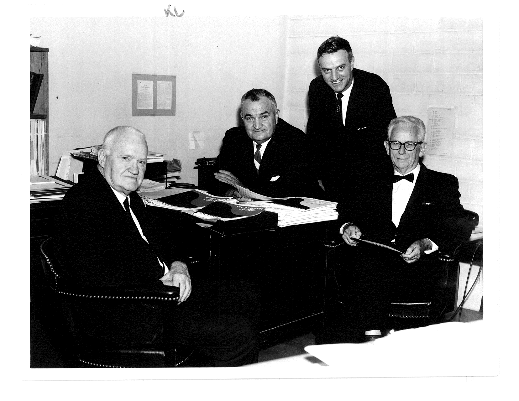 L to R, John Cranley Ralph Jusko (Editor), Ed Cranley, Irl Allison (Composer)