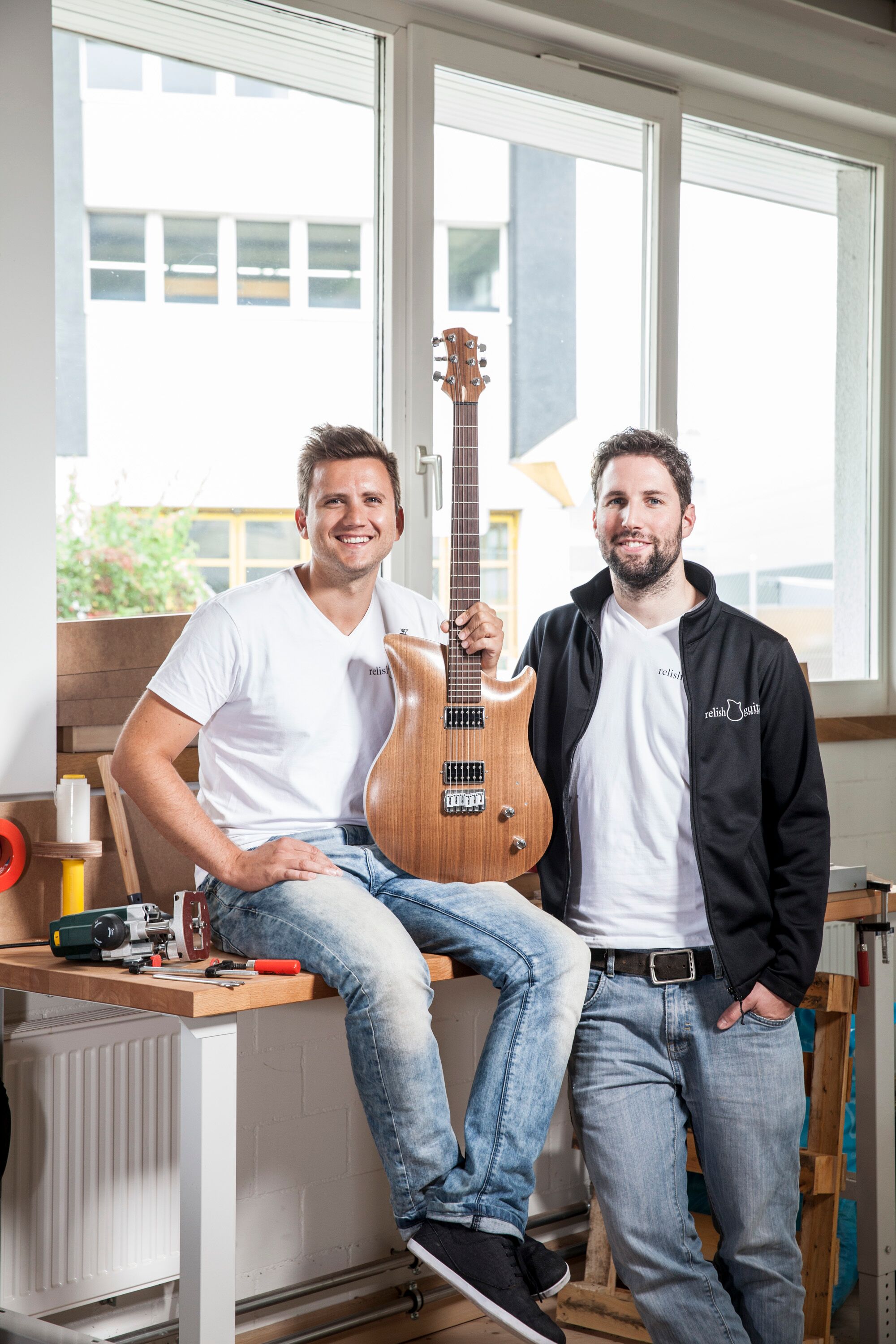 Silvan Küng and Pirmin Giger of Relish Guitars
