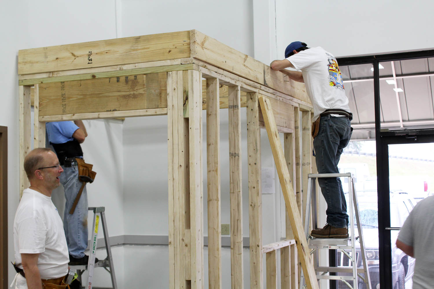 Danley Sound Lab employees with Habitat for Humanity
