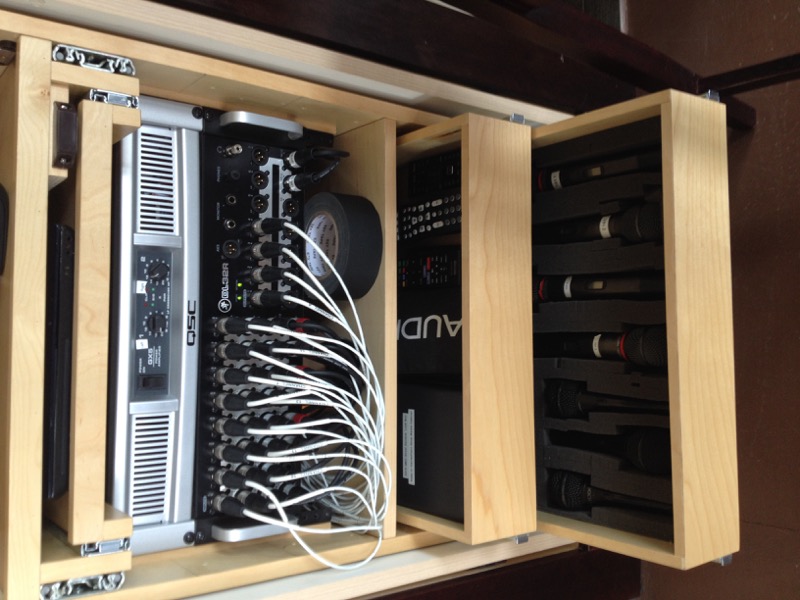 CenterPoint Church Mini Hub Mackie DL32R Digital Mixer Rack
