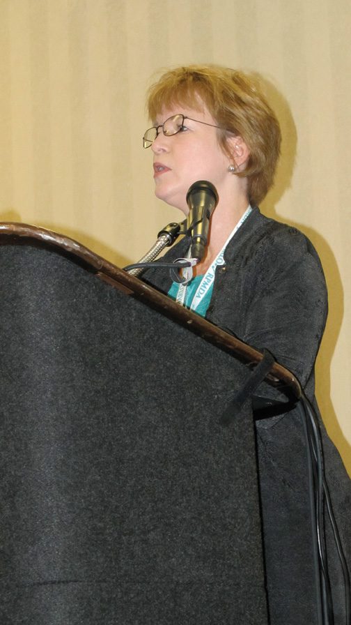 RPMDA president Carol Wilbur.