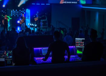 One of two dLive S7000 recently installed as part of the expansion of the Action Church broadcast location in Winter Park, Florida.