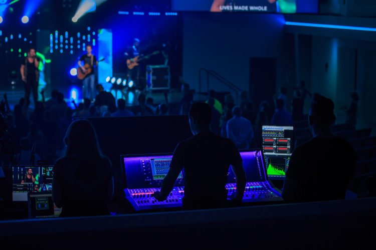 One of two dLive S7000 recently installed as part of the expansion of the Action Church broadcast location in Winter Park, Florida.