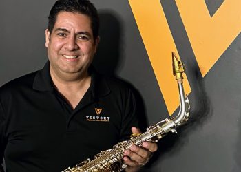 Melvin Quinones, founder of Victory Musical Instruments, at the company’s warehouse in Port Saint Lucie, Florida