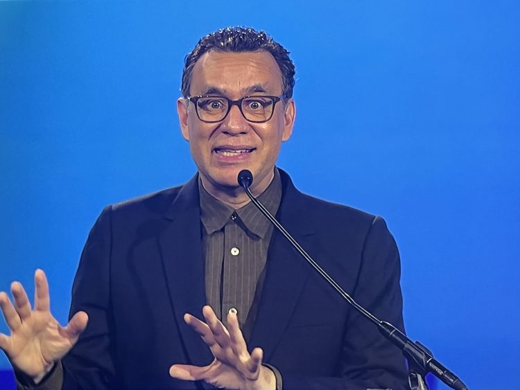 Fred Armisen hosting the 2022 TEC Awards
