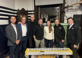 The Casio team with Alyssa Maxwell (Nicoloro) and James Nicoloro