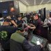 A product expert demonstrates the Allen & Heath Avantis at NAMM 2024