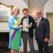 Patricia D. Wellenbach, Pennsylvania Society Council President, Chris Martin, and Mike Molewski, Pennsylvania Society Councilor