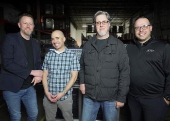 James Oliver, Senior Vice President of Strategic Partnerships, ACT Entertainment; Joe Langholt, Product Specialist: Live Sound, ACT Entertainment; Chant Peck, Market Development Manager, Avid; Matt Lawrence, Director of Live Sound, Avid