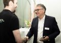 2-billionth NEUTRIK connector presented to Georg Wohlwend,  delegate of the Board of Directors, Neutrik Group