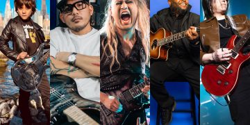 Bay Melnick Virgolino, Jem Manuel, Jien Takahashi, Leeland Thompson, and Ratanapol Kengrien. These five 2025 PRS Pulse Artists are graduating to Official Artist status for 2026