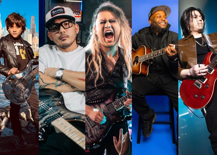 Bay Melnick Virgolino, Jem Manuel, Jien Takahashi, Leeland Thompson, and Ratanapol Kengrien. These five 2025 PRS Pulse Artists are graduating to Official Artist status for 2026