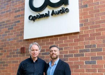 Optimal Audio's Andrew Duffield (left) with Republik Pro AVL's Kemal ‘Kal’ Yener