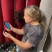 Mitch Malloy, shown in the studio using his ASI Audio x Sensaphonics 3DME Gen2 Active Ambient Monitoring System and the free ASI Audio App