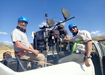 Sound Specialist Glen Marullo with Sound Assistant Gerardo (Gee) Truyol