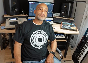 Al “AG Got Beats” Greene with his TASCAM Model 12 Integrated Production Suite