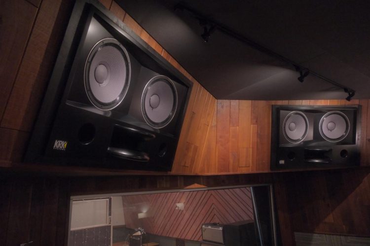 Custom mains installed at Sound Factory recording studio created by
﻿Acoustician George Augspurger and KRK