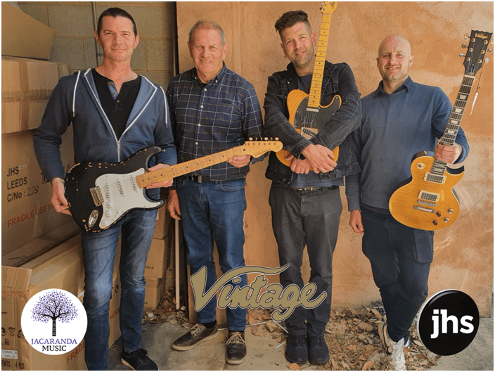 Jacaranda Music: (Left to Right)
David Abbott, Greg Cooper (Managing Director), Ben Roberts, Shaun Wheaton